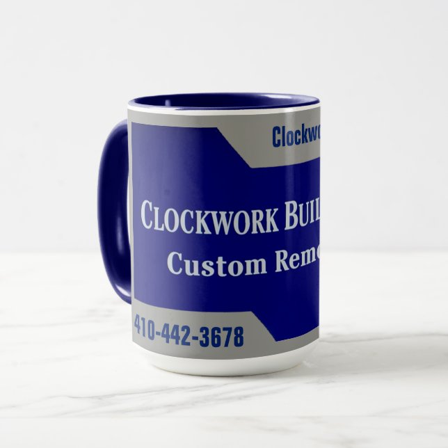 Caneca Construtores de Relógio (Frente Esquerda)