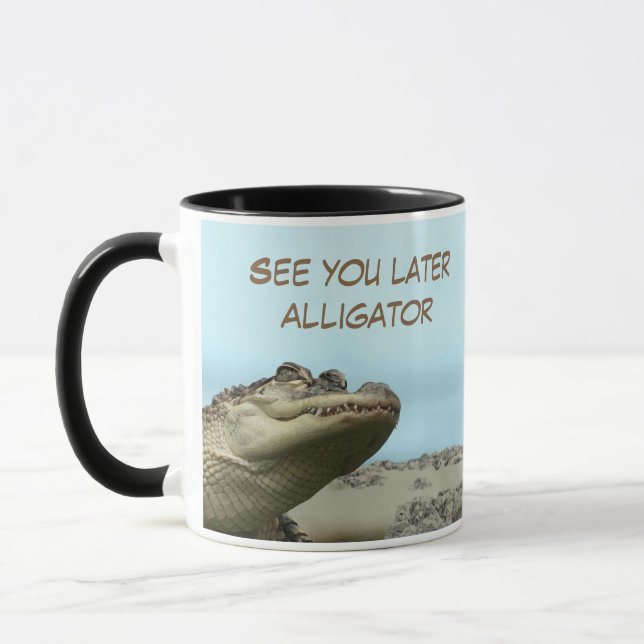 Caneca Consulte Você Mais Tarde Alligator (Esquerda)