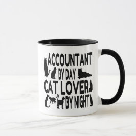 Caneca Contador por Dia Cat Lover por Noite