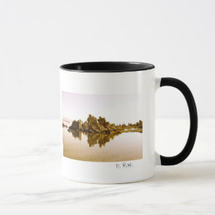 Caneca contemplativa do zen da fotografia da arte