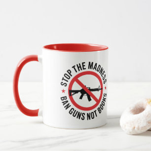 Caneca Contra Armas, Controle de Armas, Proibir Armas não