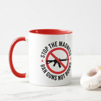 Caneca Contra Armas, Controle de Armas, Proibir Armas não