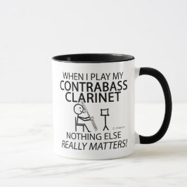 Caneca Contrabass Clarinet Nada Mais Importa
