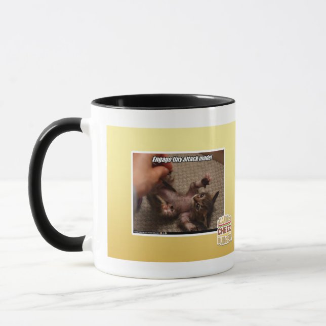 Caneca Contrate o modo minúsculo do ataque! (Esquerda)