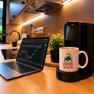 Caneca Controle Suas Emoções Touro Mentalidade de Negocia