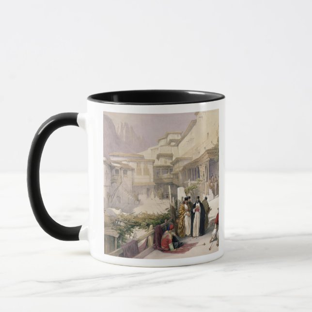 Caneca Convento de St. Catherine, monte Sinai, o 17 de (Esquerda)