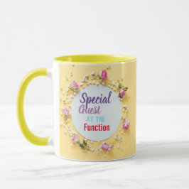Caneca Convidado Especial Personalizado na Função Pastel