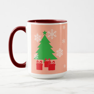 Caneca Convite de festas de Natal mágico   Elegante Holid