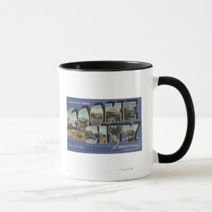 Caneca Cooke City, Montana - Cenas com Letras Grandes