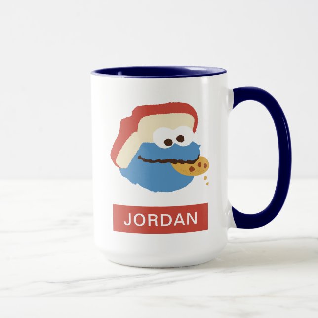 Caneca Cookie Monster Camp Cookies | Adicione seu nome (Direita)