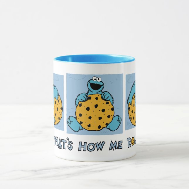 Caneca Cookie Monster | É assim que eu rolo (Centro)
