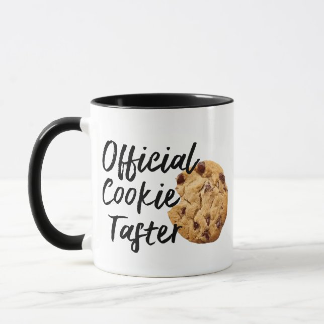 Caneca Cookie Taster Christmas Mug - Quirky Holiday Gift (Esquerda)