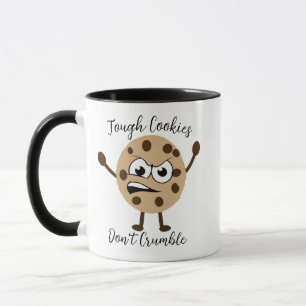Caneca Cookies Duros Não Desmoronam Arma Novidade Engraça