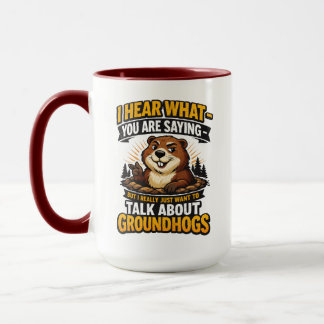 Caneca Cool Groundhog Day Groundhog | Funny February