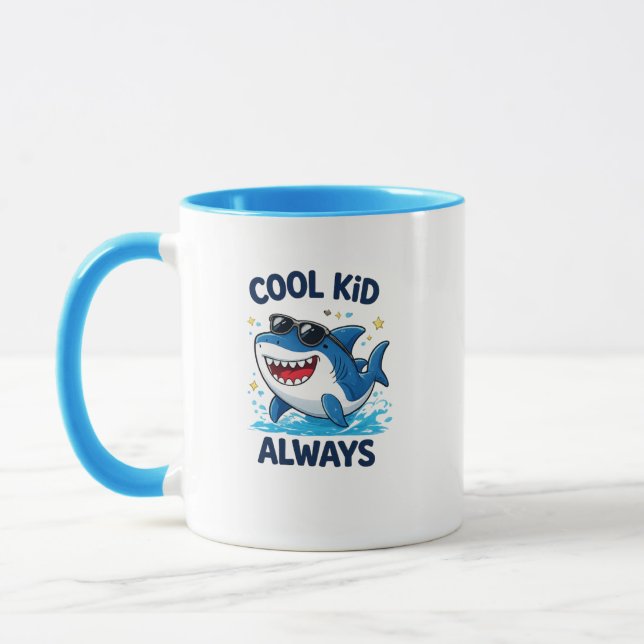 Caneca Cool Kid Always Shark (Esquerda)