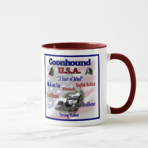 Caneca Coonhound USA Gifts
