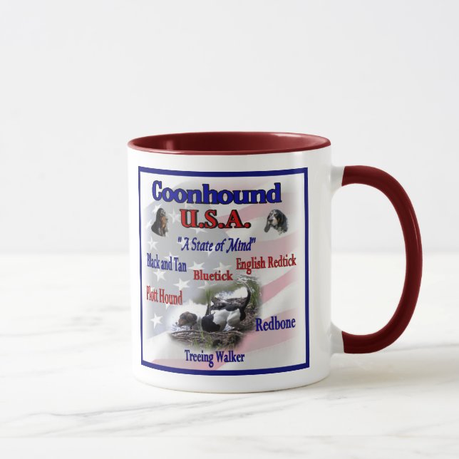 Caneca Coonhound USA Gifts (Direita)