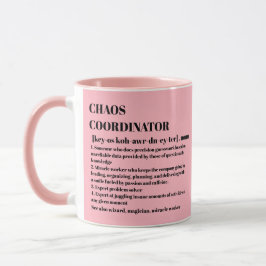 Caneca Coordenador de caos - Colaborador de Fotografias d
