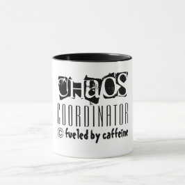 CANECA COORDENADOR DO CAOS ABASTECIDO PELA CAFEÍNA