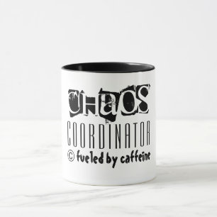 CANECA COORDENADOR DO CAOS ABASTECIDO PELA CAFEÍNA