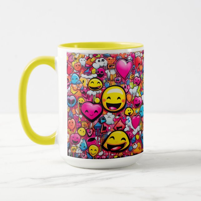 CANECA COPA DE CAFÉ EMOJI (Esquerda)