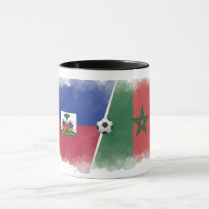 Caneca Copa do Mundo 2026 Presente para Fã Haiti VS Marro