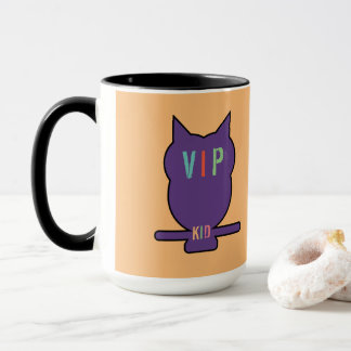 CANECA COPA E MUG DO VIPKID OWL.
