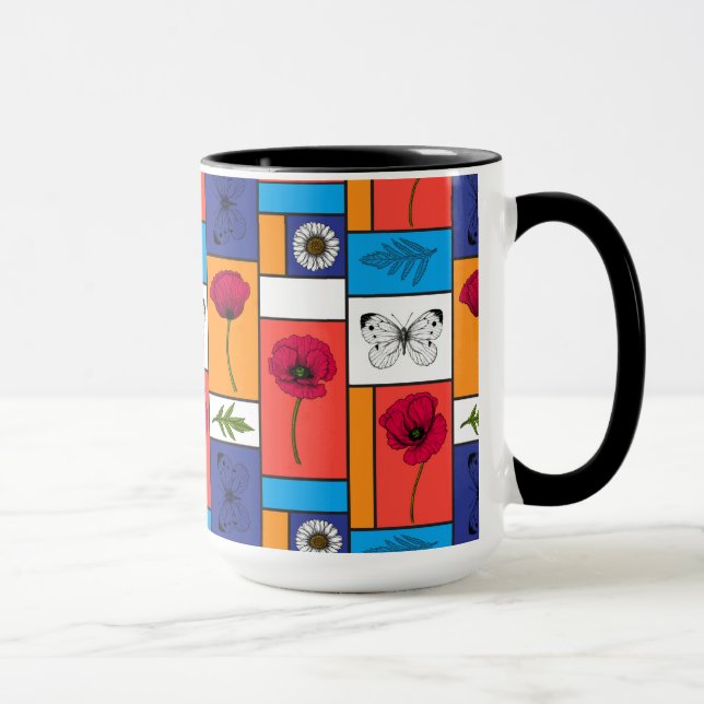 Caneca Cópias em caixas coloridas (Direita)
