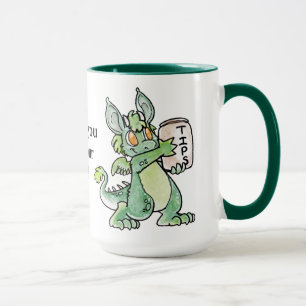 Caneca Copo amigável da ponta do dragão