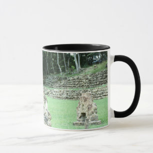 Caneca Copo Arqueológico das Ruínas Maias Antigas de Copa