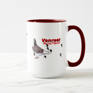 Caneca Copo coleccionável do pombo de competência de