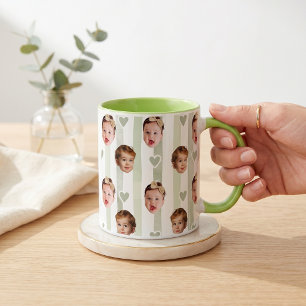 Caneca Copo com Faixa de Foto Personalizada Bebê Fofo