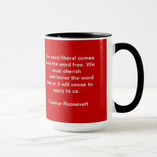 Caneca Copo da sabedoria de Eleanor Roosevelt