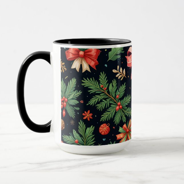 Caneca copo d'água do natal (Esquerda)