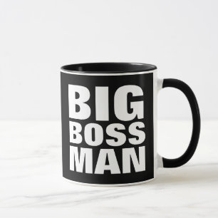 Caneca Copo de café BIG BOSS MAN, Engraçado