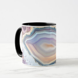 Caneca Copo de Café com Foto de Cristal Geodo | Cristal