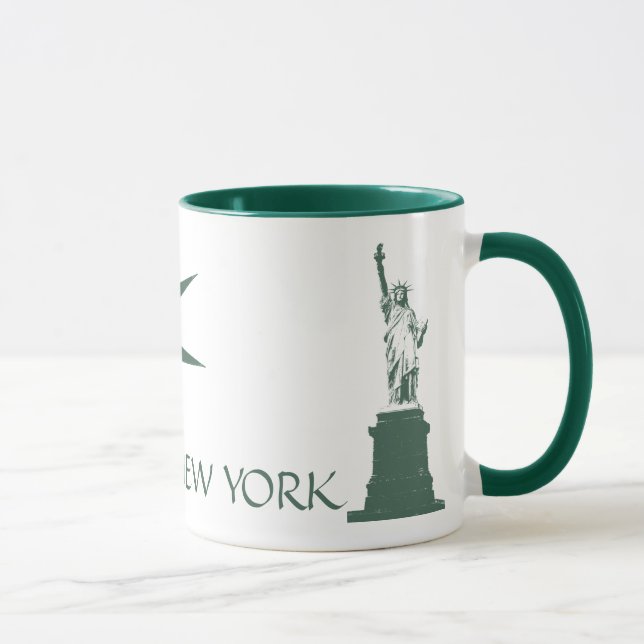 Caneca Copo de café da estátua da liberdade de New York (Direita)