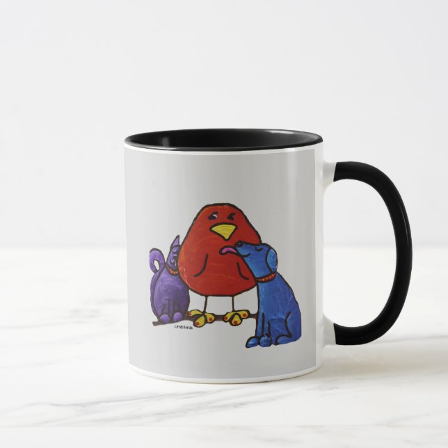 Caneca Copo de café de LimbBirds (Direita)