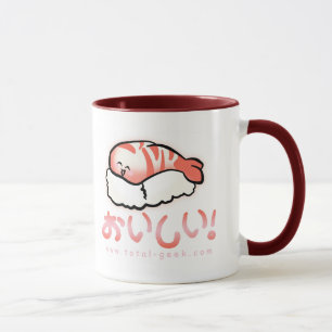 Caneca Copo de café do sushi de Oishii