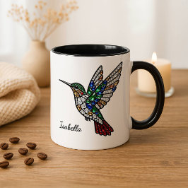 Caneca Copo de Café Personalizado de Vidro Pintado com Be