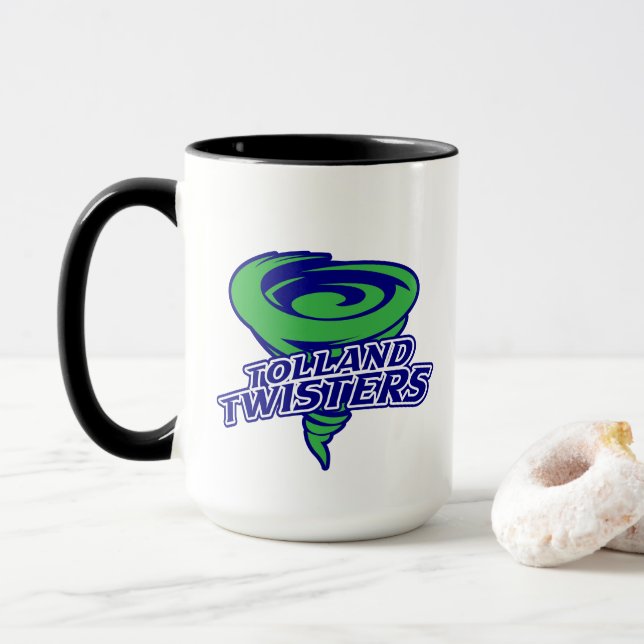 Caneca Copo de Café Tolland Twisters 15oz (Com Donut)