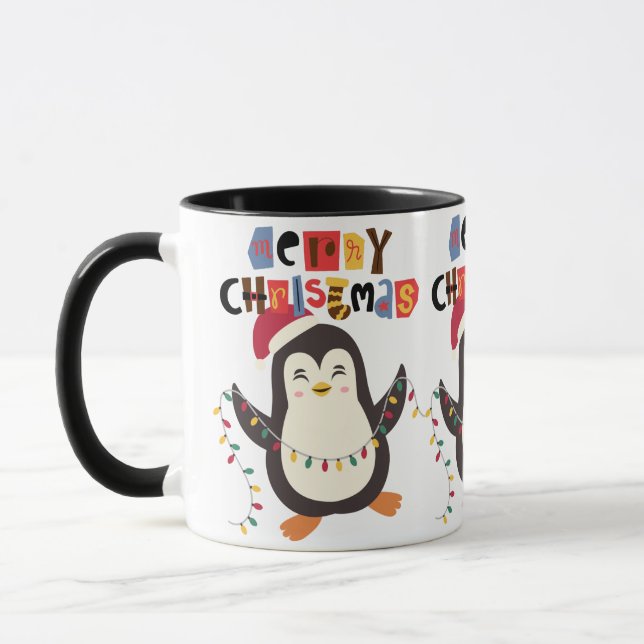 Caneca Copo de Natal Feliz (Esquerda)