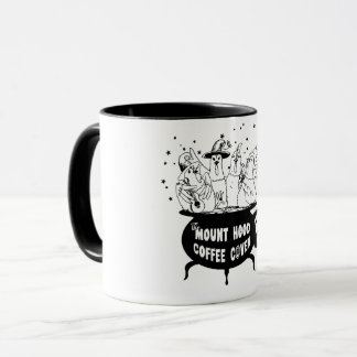 Caneca Copo do Coven do café da capa da montagem