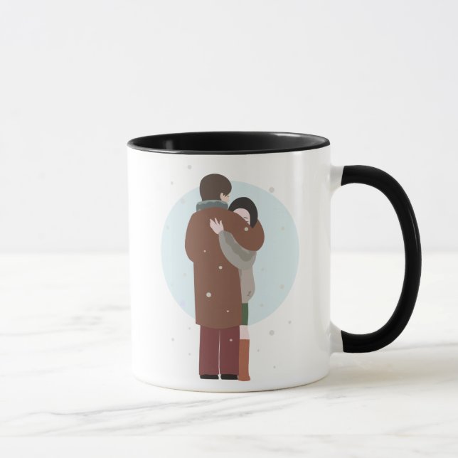 Caneca Copo do ~ do abraço de Violetta (Direita)