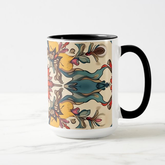 Caneca copo floral (Direita)