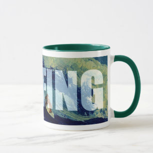Caneca Copo surfando eu preferencialmente estaria