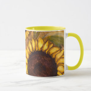 Caneca Copos de girassol Mugs Boias Amarelas Cheias