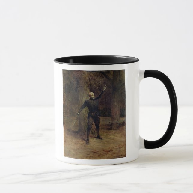 Caneca Coquelin constante como Cyrano de Bergerac (Direita)