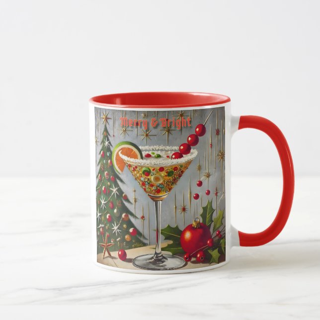 Caneca Coquetel 50 Brilhante Feliz de Natal (Direita)