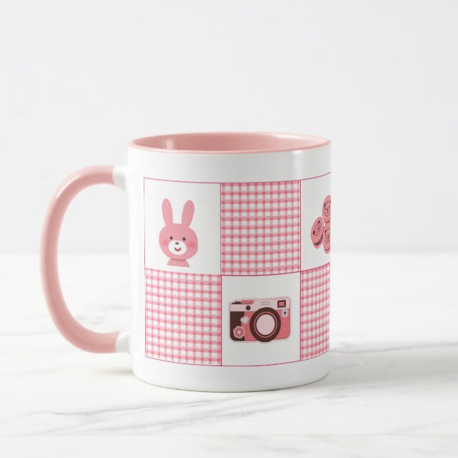 Caneca Coquette Estética Soft Girl (Esquerda)